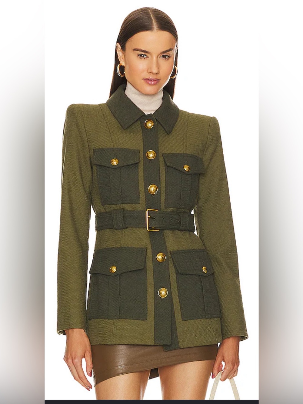 Never Worn Without Tags Veronica Beard Sonoma Boxy Flap-Pocket Jacket